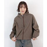ブラウン | 《ABYS》ストリートに映える。チェックジップパーカー/フーディ | futier land