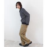 《ABYS》トレンド感ある配色。襟付きボーダーニット | futier land | 詳細画像24