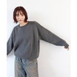 《ABYS》後ろ姿も可愛く決まる。バックロゴニットトップス | futier land | 詳細画像18