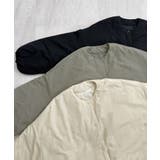 1枚で即こなれ感。サイドジップノーカラー中綿ジャケット | futier land | 詳細画像44