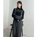 モードなムード香る。ベルトショルダーサロペット | futier land | 詳細画像24 