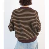 《ABYS》トレンド感ある配色。襟付きボーダーニット | futier land | 詳細画像12