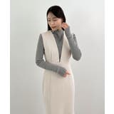 抜かりない360度美シルエット。サイドタックマーメイドワンピース | futier land | 詳細画像14 