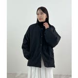 1枚で即こなれ感。サイドジップノーカラー中綿ジャケット | futier land | 詳細画像17