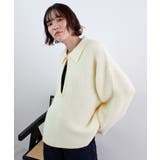 《ABYS》アルパカタッチ襟付きキーネックプルオーバー | futier land | 詳細画像30 