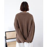 《ABYS》アルパカタッチ襟付きキーネックプルオーバー | futier land | 詳細画像15 