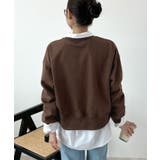 コンパクトで今っぽい。短丈ロゴスウェット | futier land | 詳細画像12 