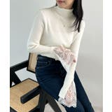 ふとした仕草まで美しく。袖レースリブKNIT | futier land | 詳細画像20 