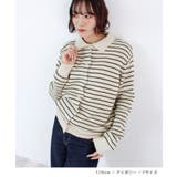 《ABYS》トレンド感ある配色。襟付きボーダーニット | futier land | 詳細画像10