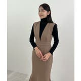 抜かりない360度美シルエット。サイドタックマーメイドワンピース | futier land | 詳細画像23 