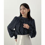 裏起毛あたたかい。ハイネックバルーンスリーブブラウス | futier land | 詳細画像28 