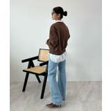 コンパクトで今っぽい。短丈ロゴスウェット | futier land | 詳細画像11 