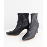 ブラック | 美脚も叶える大人のスタイルアップ。エッジフィットショートブーツ | futier land