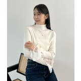 ふとした仕草まで美しく。袖レースリブKNIT | futier land | 詳細画像17 