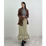 動きに華やぎを添える。ティアードフリルヘムスカート | futier land | 詳細画像31 