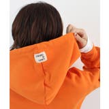 オレンジ | 《ABYS》クロップド丈が相性抜群◎ダブルジップショート丈パーカー  | futier land