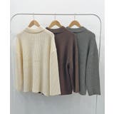 《ABYS》アルパカタッチ襟付きキーネックプルオーバー | futier land | 詳細画像44 