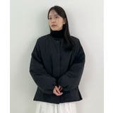 1枚で即こなれ感。サイドジップノーカラー中綿ジャケット | futier land | 詳細画像16