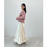 上品なツヤで洗練スタイルに。厚地サテンスカート | futier land | 詳細画像22 