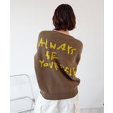 《ABYS》後ろ姿も可愛く決まる。バックロゴニットトップス | futier land | 詳細画像11