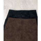 上品な質感が魅力。フェイクスエードナロースカート | futier land | 詳細画像25