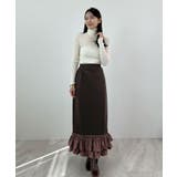 動きに華やぎを添える。ティアードフリルヘムスカート | futier land | 詳細画像24 