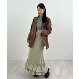 動きに華やぎを添える。ティアードフリルヘムスカート | futier land | 詳細画像27 