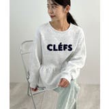 裾のフリルが映える！CLEFSロゴフリルスウェット | futier land | 詳細画像28 
