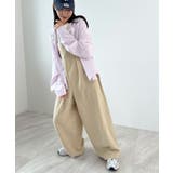ふんわり起毛で包み込む。ピーチ起毛タックサロペット | futier land | 詳細画像19