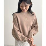 上品な大人のキレイめスタイル。袖口パールドルマンニット | futier land | 詳細画像20