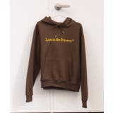 ブラウン | 《ABYS》裏起毛であったか。ロゴ刺繡パーカー/フーディ | futier land