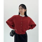 ふんわり袖でこなれ感アップ。バルーンスリーブモヘアニットカーディガン | futier land | 詳細画像31 
