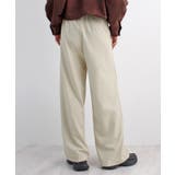 ゆるっと楽ちん。ツータックワイドストレートスラックス/ロング丈 | futier land | 詳細画像23 