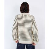《ABYS》トレンド感ある配色。襟付きボーダーニット | futier land | 詳細画像34