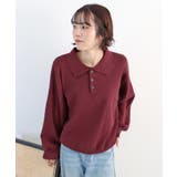 《ABYS》大人カジュアルが叶う。襟付きポロカラーニットトップス | futier land | 詳細画像25 