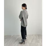 バックスリットオーバーニット | futier land | 詳細画像21 