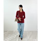 春新色追加！上品な大人へ。ペプラムリブニット | futier land | 詳細画像45 