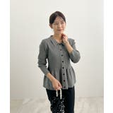 春新色追加！上品な大人へ。ペプラムリブニット | futier land | 詳細画像15 