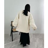 1枚で即こなれ感。サイドジップノーカラー中綿ジャケット | futier land | 詳細画像21