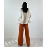 暖かい裾調整可能な2WAY。リラックスドロストニットパンツ | futier land | 詳細画像26