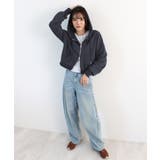 《ABYS》クロップド丈が相性抜群◎ダブルジップショート丈パーカー  | futier land | 詳細画像19 