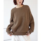 《ABYS》後ろ姿も可愛く決まる。バックロゴニットトップス | futier land | 詳細画像10