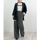 暖かい裾調整可能な2WAY。リラックスドロストニットパンツ | futier land | 詳細画像20