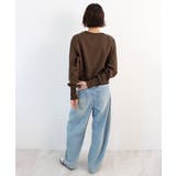 《ABYS》ロゴ刺繍ショート丈トレーナー | futier land | 詳細画像14 