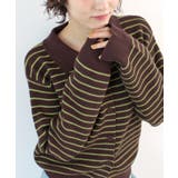 《ABYS》トレンド感ある配色。襟付きボーダーニット | futier land | 詳細画像14