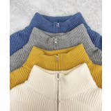 ジップで魅せるこなれニット。ハーフジップニットプルオーバー | futier land | 詳細画像34