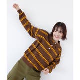 《ABYS》こなれボーダーでラフにきめる。襟付きボーダーポロニットトップス | futier land | 詳細画像12