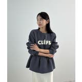 裾のフリルが映える！CLEFSロゴフリルスウェット | futier land | 詳細画像24 