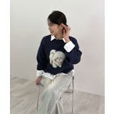 見るたび癒される。ふわふわフェザードッグニットトップス | futier land | 詳細画像26 