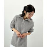 ジップで魅せるこなれニット。ハーフジップニットプルオーバー | futier land | 詳細画像26